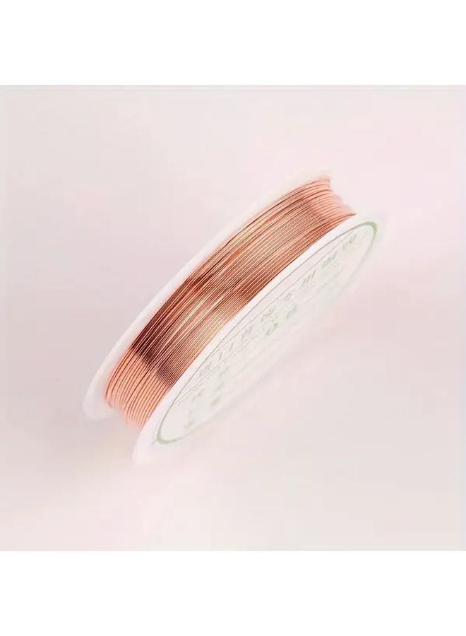 سلك حرفي مصنوع من النحاس الصلب الممتاز بسمك 0.6 مم لمجوهرات النحت وأعمال DIY - Image 5
