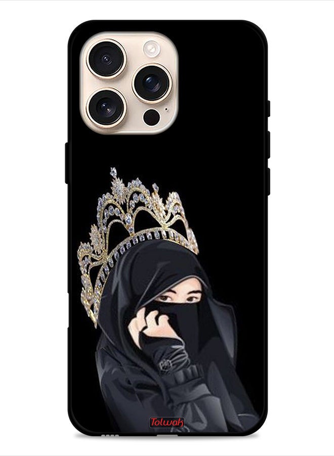 Tolwak Apple iPhone 16 Pro Protective Case Cover Queen Girl - Image 1