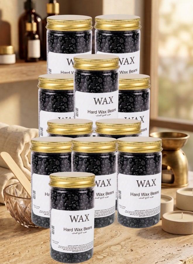 Wax 11 Pieces Hard Wax Beans Black - Image 1