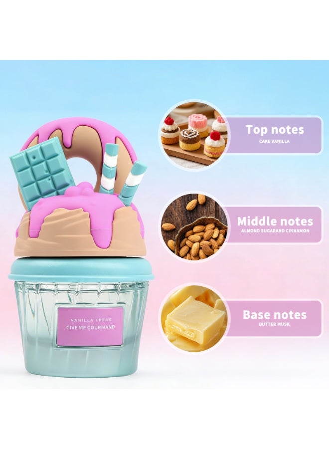 Beautiful Sweet Donut Perfume For Women Girls, Long Lasting Gourmand Vanilla Fragrance Eau de Parfum Gift for her 75mL - Image 4