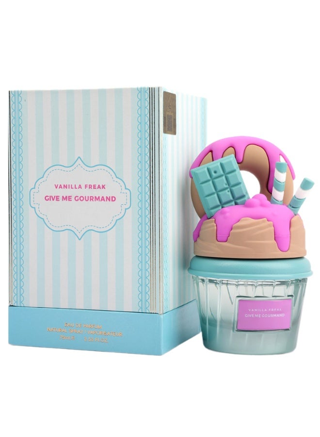 Beautiful Sweet Donut Perfume For Women Girls, Long Lasting Gourmand Vanilla Fragrance Eau de Parfum Gift for her 75mL - Image 1