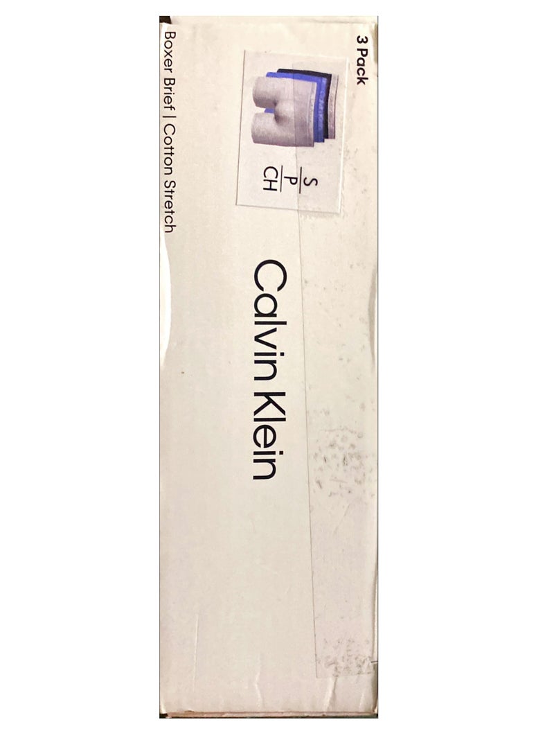 Calvin Klein Jeans Variety Waistband Cotton Stretch Boxer Brief 3-Pack  - Image 3
