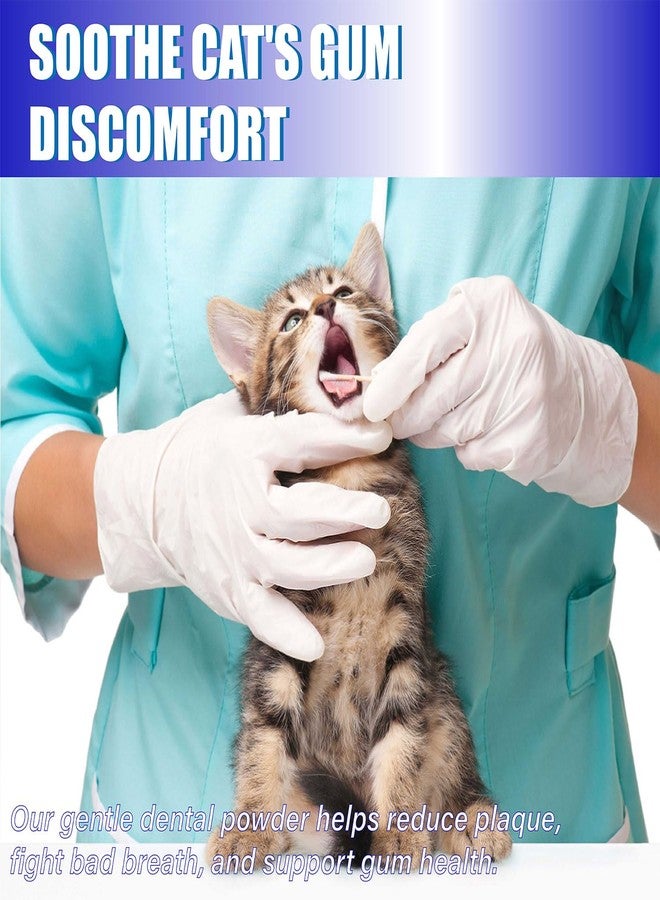 VetaSure Cat Gingivitis Treatment – Natural Tartar & Bad Breath Support with Probiotics – Easy to Use Oral Care for Teeth, Cat Gums & Gut Dental Powder - Image 4