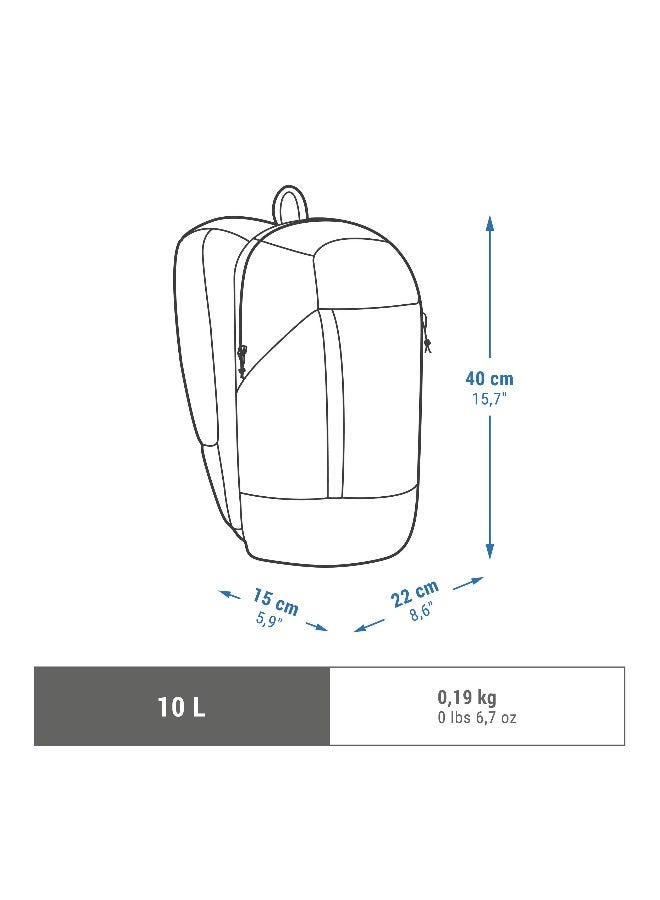 Quechua By DECATHLON | Arpenaz NH 100 | capacity 10 Litres | Hiking Trekking Backpack | Green  - Image 4