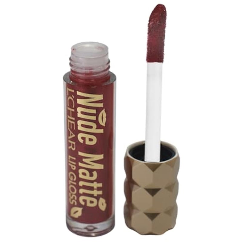 L'chear Lip Gloss Nude Matte Light&Thin Lasting Color Aqua Nourishment Shade Number 3 - Image 1