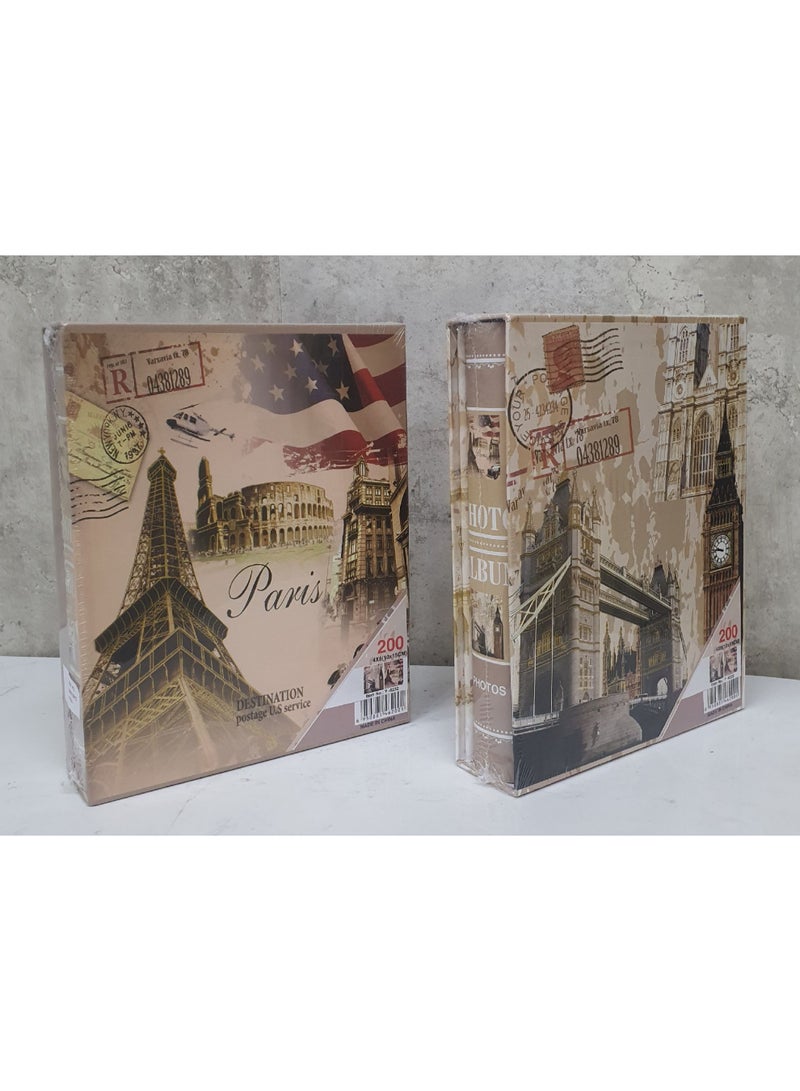 Decorhills Photo Album – Luxury Boxed Nostalgic Design, Premium Photo Organizer for Family, Weddings, Travel, and Special Memories, Elegant Linen Cover, Durable Binding, Keepsakes Storage - Image 2