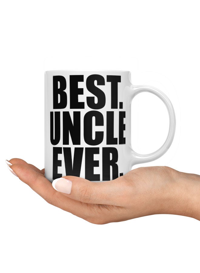 LIT كوب قهوة أفضل عم على الإطلاق - كوب أبيض - هدايا عائلية - أفضل هدايا للعم - Image 3