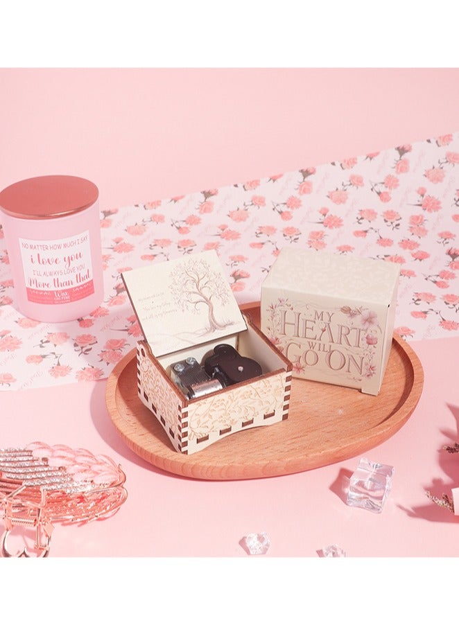 Arabest Wedding/Birthday Gift Set for Bride & Teen Girl - Pink Luxury Box with Custom Tumbler, Candle & Swan Hairpin (Ramadan Gift for Her) - Image 4