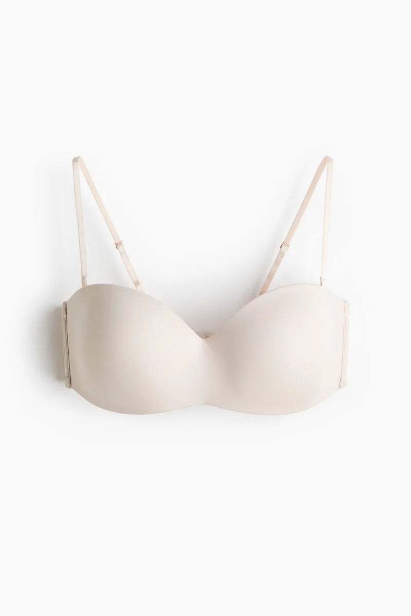 H&M  Padded microfibre bandeau bra for Women | Best Price UAE