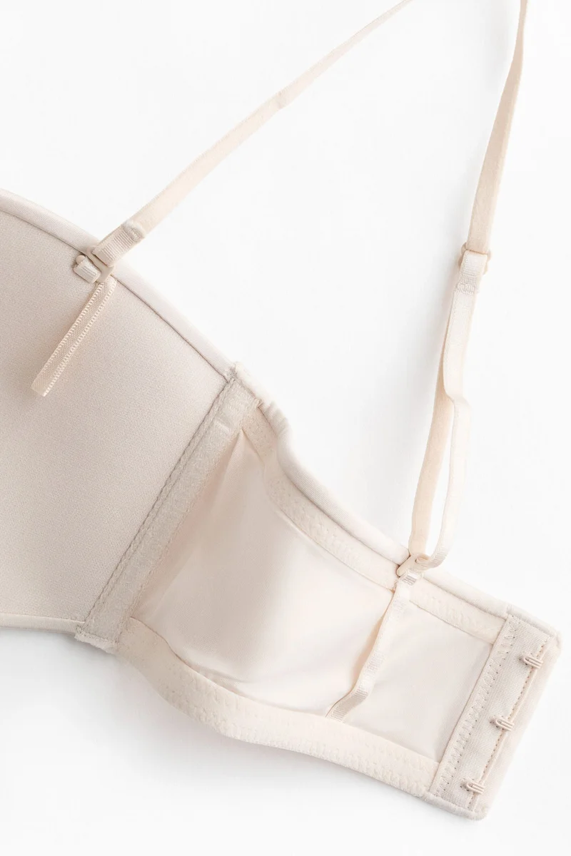 H&M  Padded microfibre bandeau bra for Women | Best Price UAE