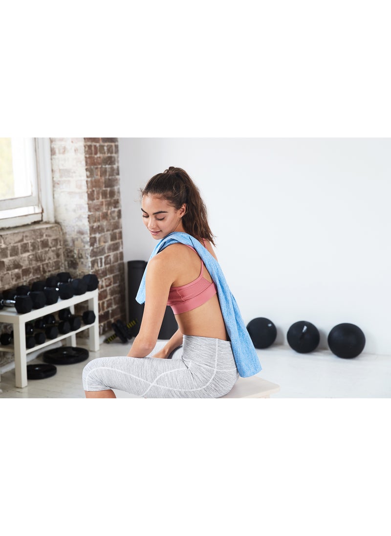 Dock & Bay - Dock & Bay Beach Towel, Super Absorbent, Quick Dry, Sand Free, Compact & Lightweight, 100% Recycled Materials, Includes bag - Large (160x90cm) - LAGOON BLUE - Image 1