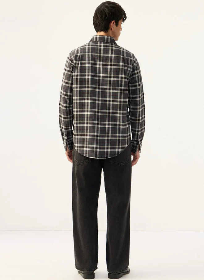 The Souled Store  The Souled Store Men Slim Fit Checked Casual Shirt  | Best Price UAE