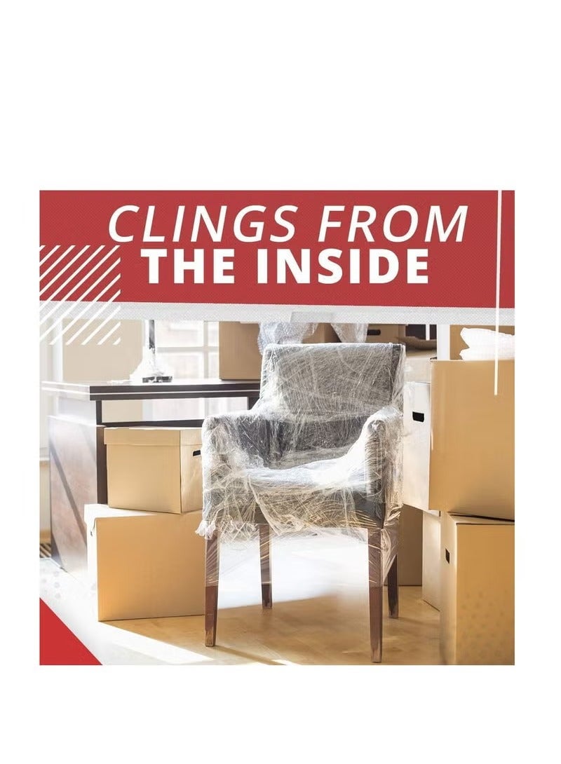 1 Roll 500mm Extra Strong Clear Stretch Wrap – Industrial Pallet Wrap / Waterproof Moving Packing Film / Heavy-Duty Self-Adhesive Cling Film Usable Length 600M - Image 5