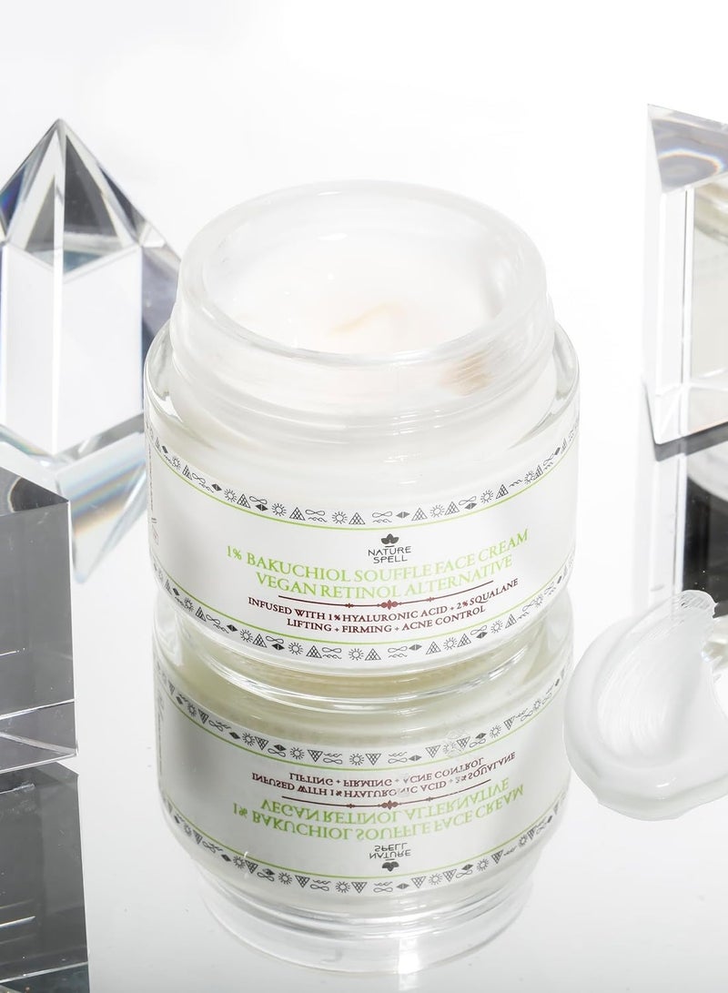 Nature Spell Retinol Alternative Face Cream 100ml – Reduces Fine Lines, Hydrates & Brightens Skin - Image 2