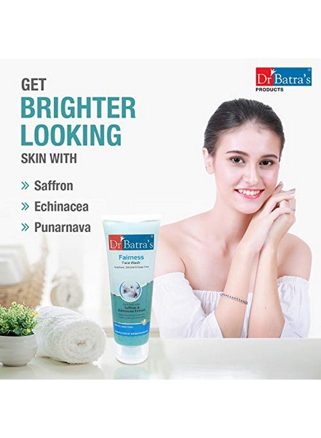 Dr Batra's Fairness Face Wash 200 Gm. And Skin Fairness Serum 50 G (Pack Of 2 Men And Women) - Image 4