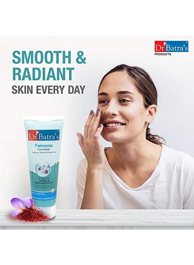 Dr Batra's Fairness Face Wash 200 Gm. And Skin Fairness Serum 50 G (Pack Of 2 Men And Women) - Image 5
