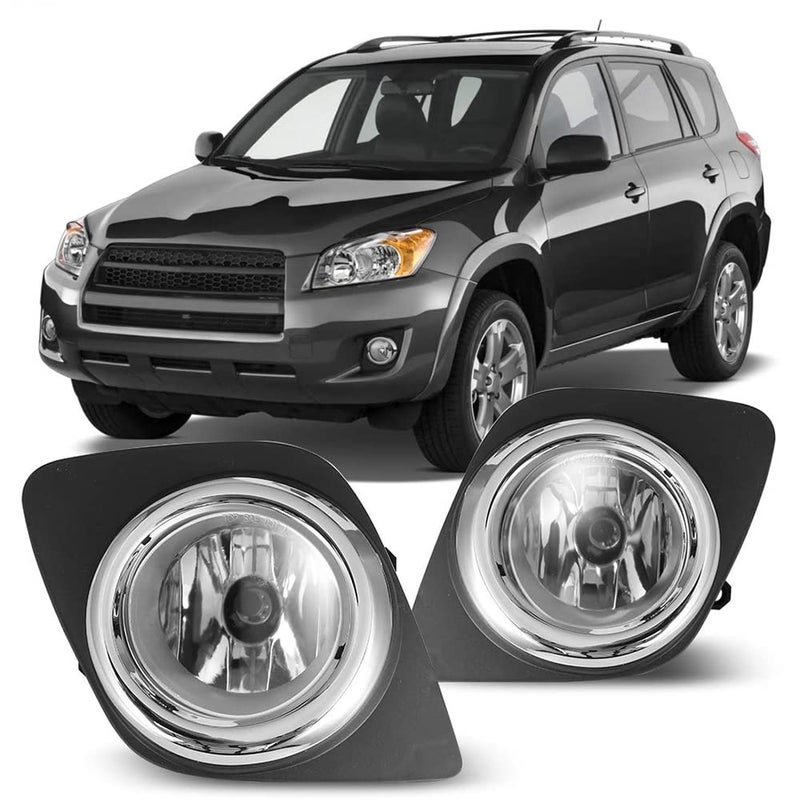 Winjet Winjet OEM Series for [2009 2010 2011 2012 Toyota RAV4] Driving Fog Lights + Switch + Wiring Kit  - Image 1
