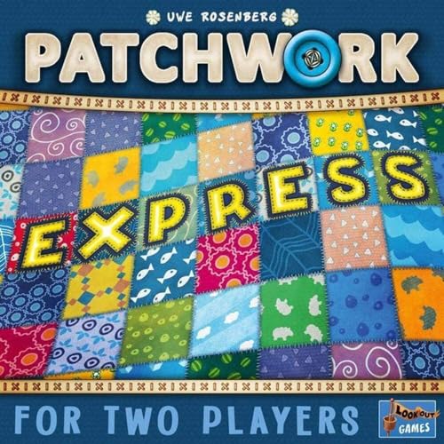 Lookout Patchwork Express Board Game - Fast-Paced Two-Player Quilting Strategy Game! Interactive Puzzle Game for Kids & Adults, Ages 6+, 2 Players, 20 Minute Playtime, Made by Lookout Games - Image 3