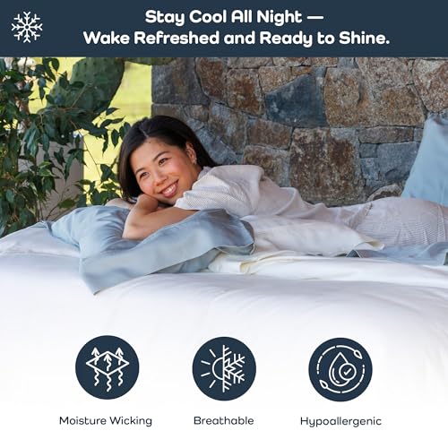 Olive + Crate Eucalyptus Sheets Set – Cooling Sheets for Hot Sleepers – 100% Organic Tencel Lyocell – Queen Size – Hypoallergenic, Moisture-Wicking – Deep Pockets – Soft, Durable 60" x 80" [Moss] - Image 3