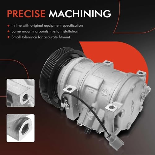A-Premium ضاغط تكييف A-Premium مع قابض متوافق مع هوندا أكورد 2003-2007 3.0L، بايلوت 2005-2008، أوديسي 2005-2007، ريدجلاين 2006-2008 و أكورا MDX 2003-2006، TL 2004-2008 - Image 5