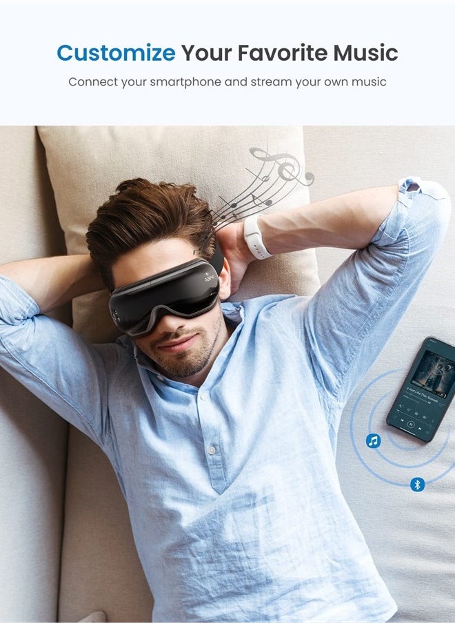RENPHO Eyeris1 Father Day Gifts Eye Massager, Gifts for Dad/Mom, Face Massager for Migraine Relief, Eye Care Mask Massager, Relax Reduce Eye Strain Dry Eye Improve Sleep, Birthday Gifts for Women/Men  - Image 4