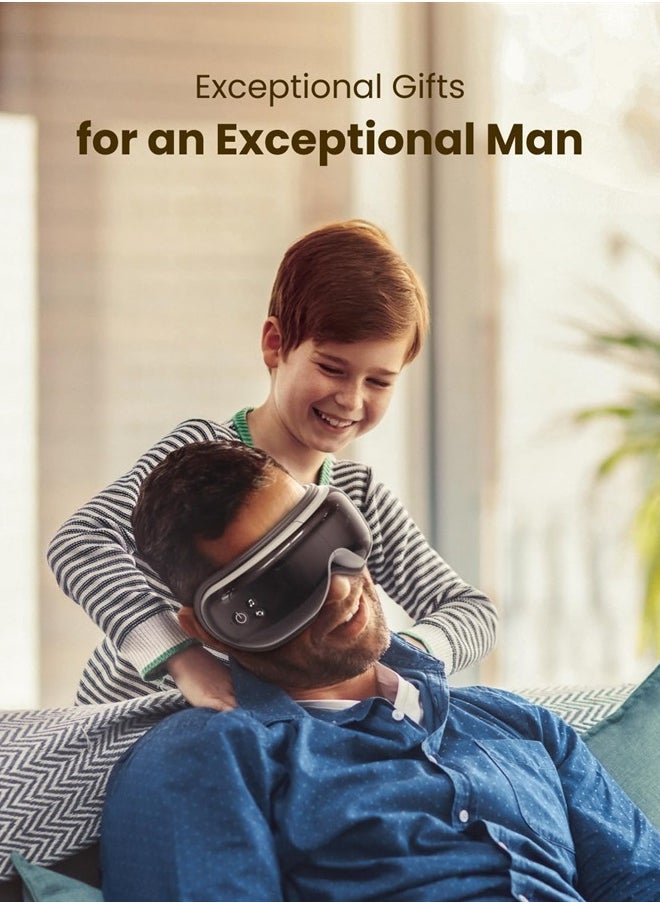 RENPHO Eyeris1 Father Day Gifts Eye Massager, Gifts for Dad/Mom, Face Massager for Migraine Relief, Eye Care Mask Massager, Relax Reduce Eye Strain Dry Eye Improve Sleep, Birthday Gifts for Women/Men  - Image 2