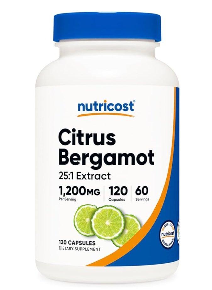 Nutricost - Citrus Bergamot Capsules 1,200mg, 120 Capsules - Image 1