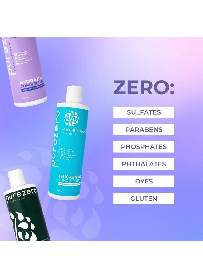 Purezero Curl Cream Enhances Curl Definition Moisturizes And Hydrates Reduces Frizz Reduces Breakage Zero Sulfates Parabens Dyes100% Vegan & Cruelty Free (6Oz 2 Pack) - Image 2