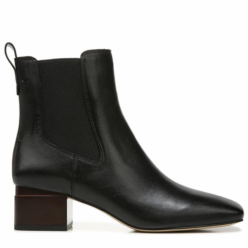 Franco Sarto Womens Waxton Square Toe Ankle Bootie Black Leather 11 M - Image 3
