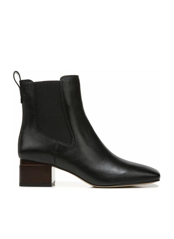 Franco Sarto Womens Waxton Square Toe Ankle Bootie Black Leather 11 M - Image 1