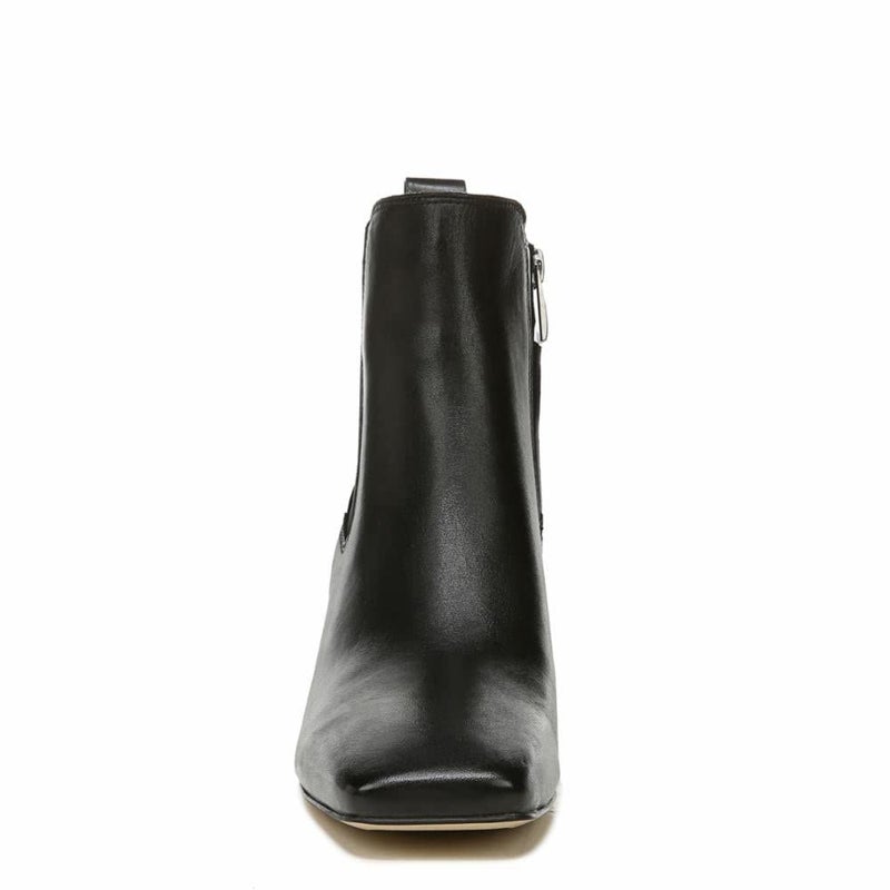 Franco Sarto Womens Waxton Square Toe Ankle Bootie Black Leather 11 M - Image 2