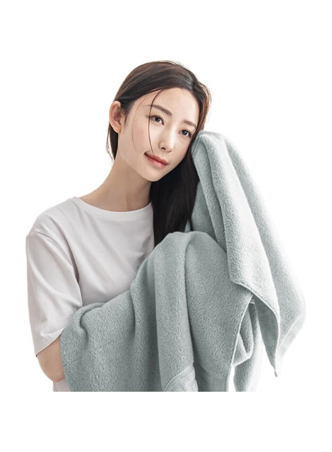 JD.com Jd Jingzao 480G Thick Xinjiang Avati Long-Staple Cotton, Class A Pure Cotton, Extra Large Soft Bath Towel For Students And Adults, Blue - Image 3