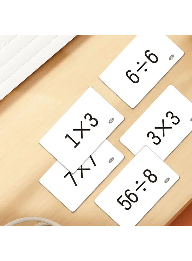90 Math Flash Cards Set Multiplication And Division Practice Cards With 1 Set Math Learning Games - Image 4