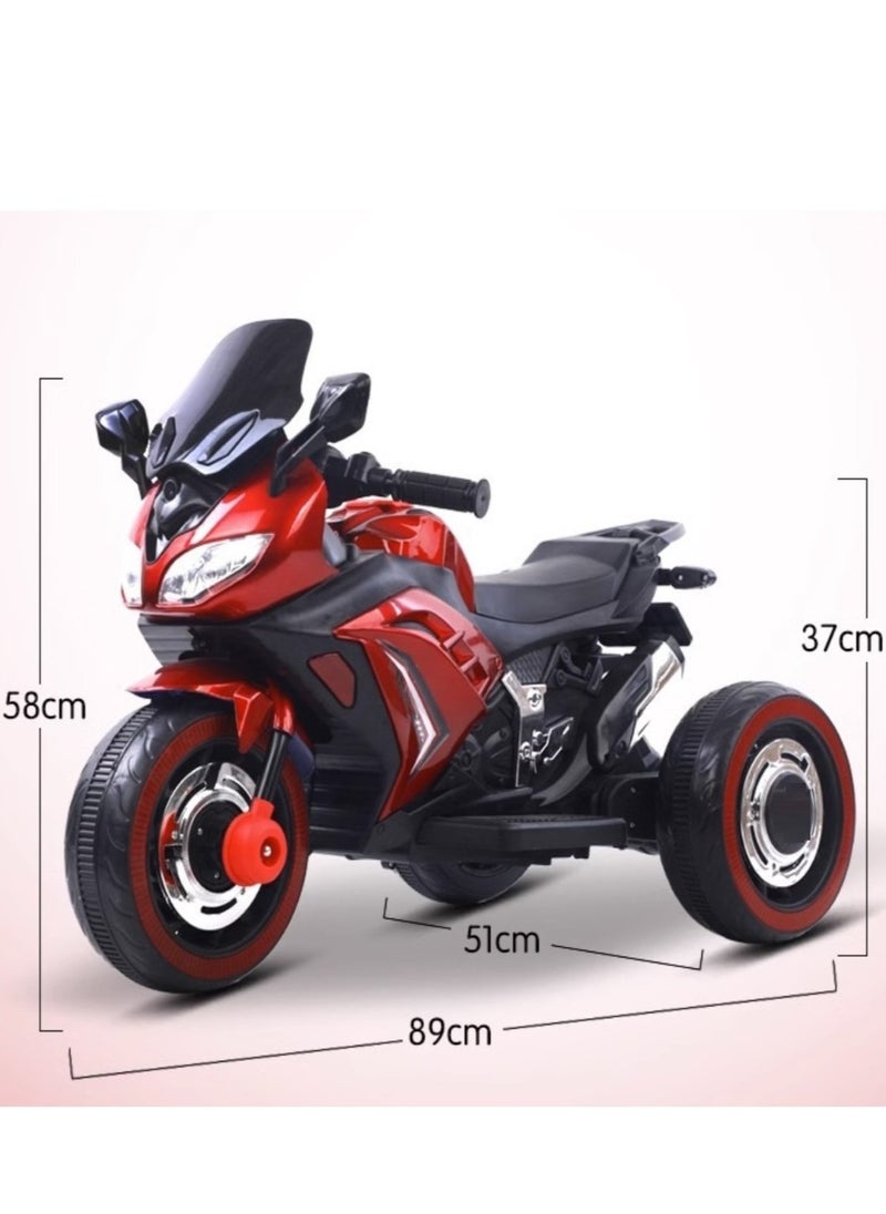 Kids Electric Motorcycle, 3 Wheel Battery Powered Ride On Motorcycle with LED Lights Red - pzsku/Z896547E5C869B9667550Z/45/_/1737613365/0105482e-fbef-43af-9d71-f74a1aee493a