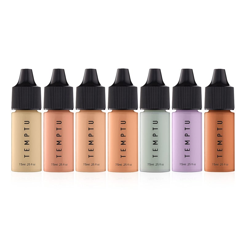 TEMPTU Perfect Canvas Airbrush Color Correctors Starter Set: Long-Wear, High-Performance Airbrush Color Correctors | Weightless Color Correction For Skin Discoloration | 7 Shades - Image 1