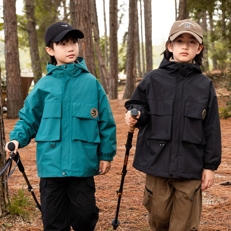 Boys' Spring Three-In-One Charge Clothes Hooded Coat Clothes Fried Street 2025 Children'S Clothes Children'S Boys' Coat Tide - Image 3