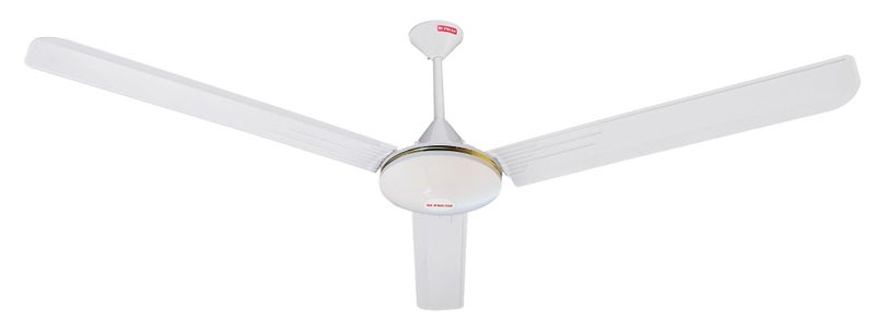 Fresh Typhoon Ceiling Fan, White, 3 Blades, 56 Inch, Home Use - 1 Fan