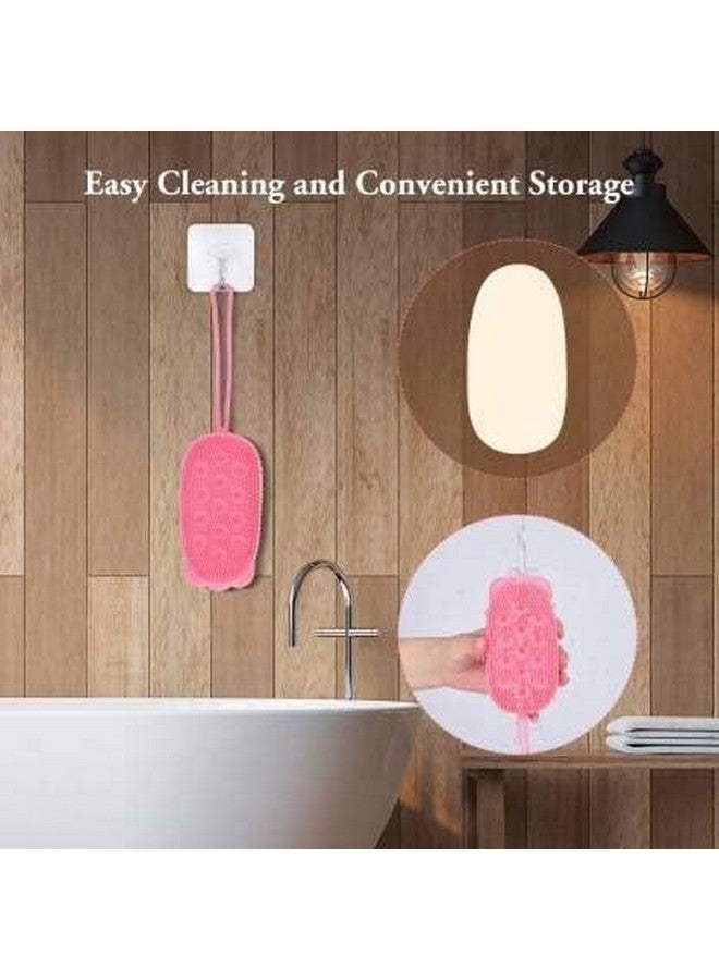 Voxmtix Bubble Bath Brush, Silicone Bath Body Brush,Ultra-Soft Scrubber for Shower Exfoliating, Body Brush for Unisex Good for Health Beauty (Multicolour) - Image 3