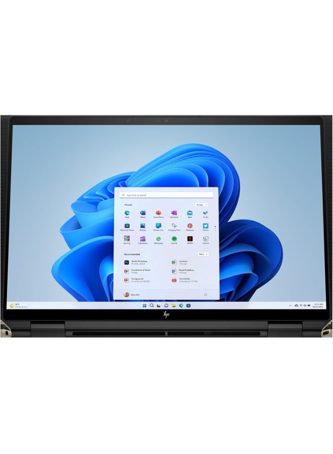 HP (Upgraded Version) Spectre x360 Convertible 2-In-1 Laptop With 16-Inch OLED Display, Core i7-12700H Processor/16GB RAM/2TB SSD/Intel Iris XE Graphics/Windows 11 English Nightfall Black English Nightfall Black - Image 1
