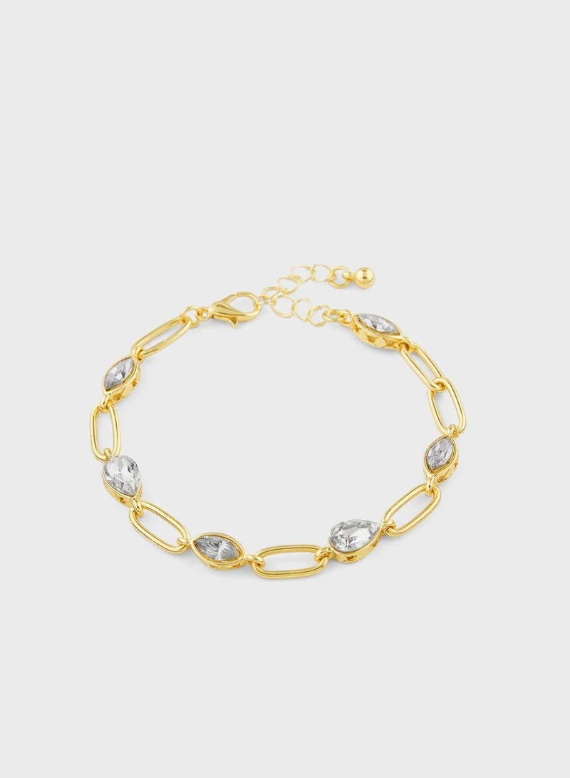 ايلا Stone Detail Chain Bracelet