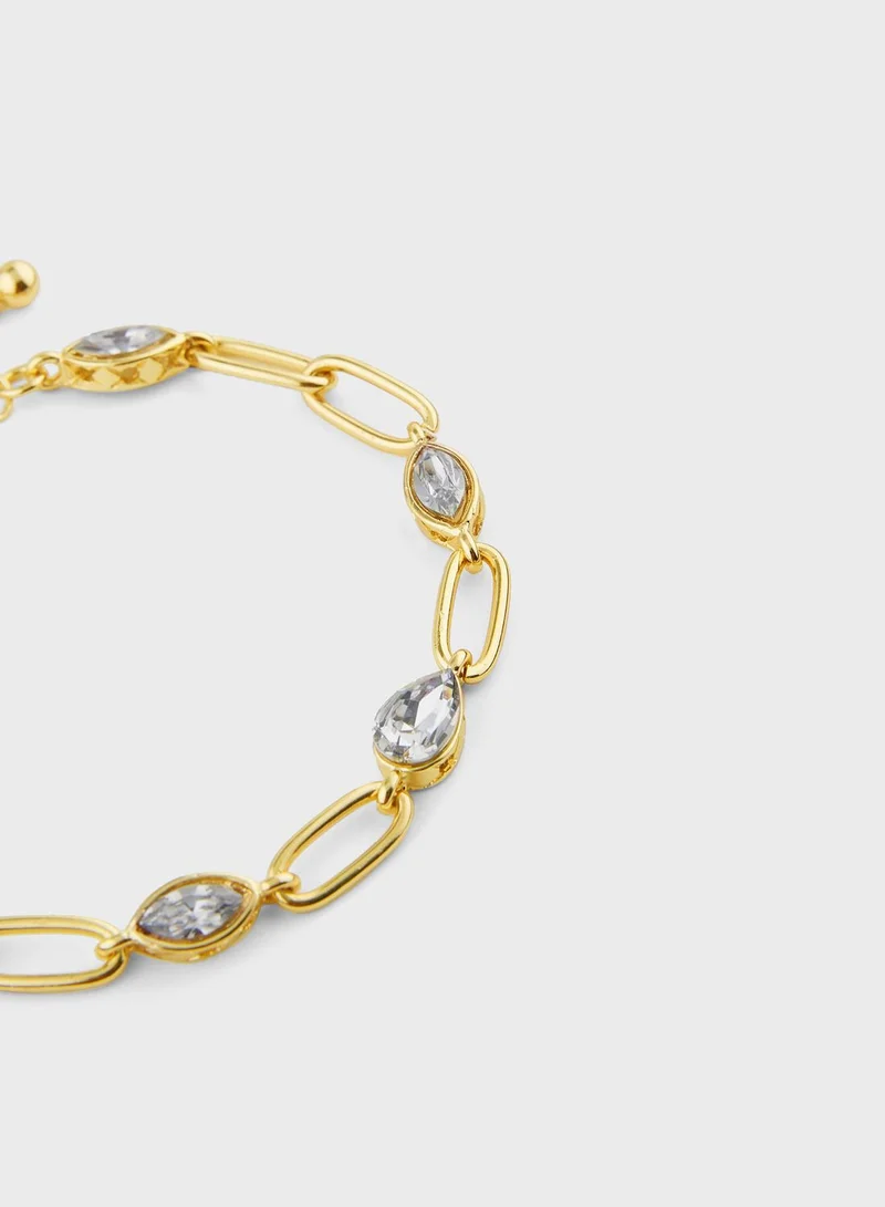 ايلا Stone Detail Chain Bracelet