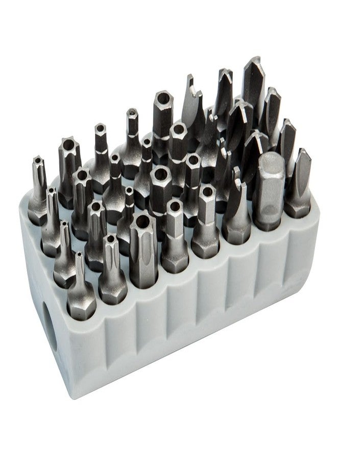Klein Tools 32525 Magnetic Bit Set, Tamperproof, TORX, Hex, Spanner, TORQ, Triwing Screwdriver Bits, 32-Piece - Image 2