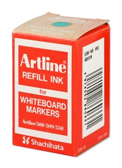 Artline Artline Refill Ink for 500, 509 and 550 White Board Marker, Color:Green-ARIKESK50GR  - Image 4