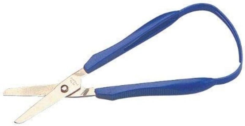 Sammons Preston EasiGrip Scissors with Round Tip 175 Blade Lightweight Easy to Use Safety Scissors for Cutting 45 Long Scissor for Children Elderly Disabled Easy Grip Safe Scissors - Image 1