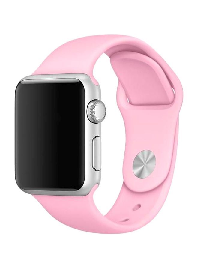 NIBEMINENT Replacement Band For Apple Watch Series 3/2/1 Pink