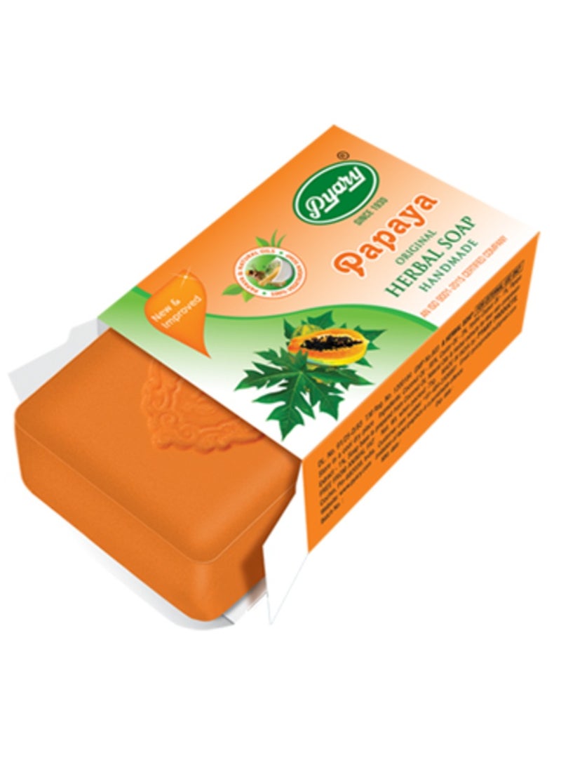 Pyary Papaya Soap 75g - Image 1