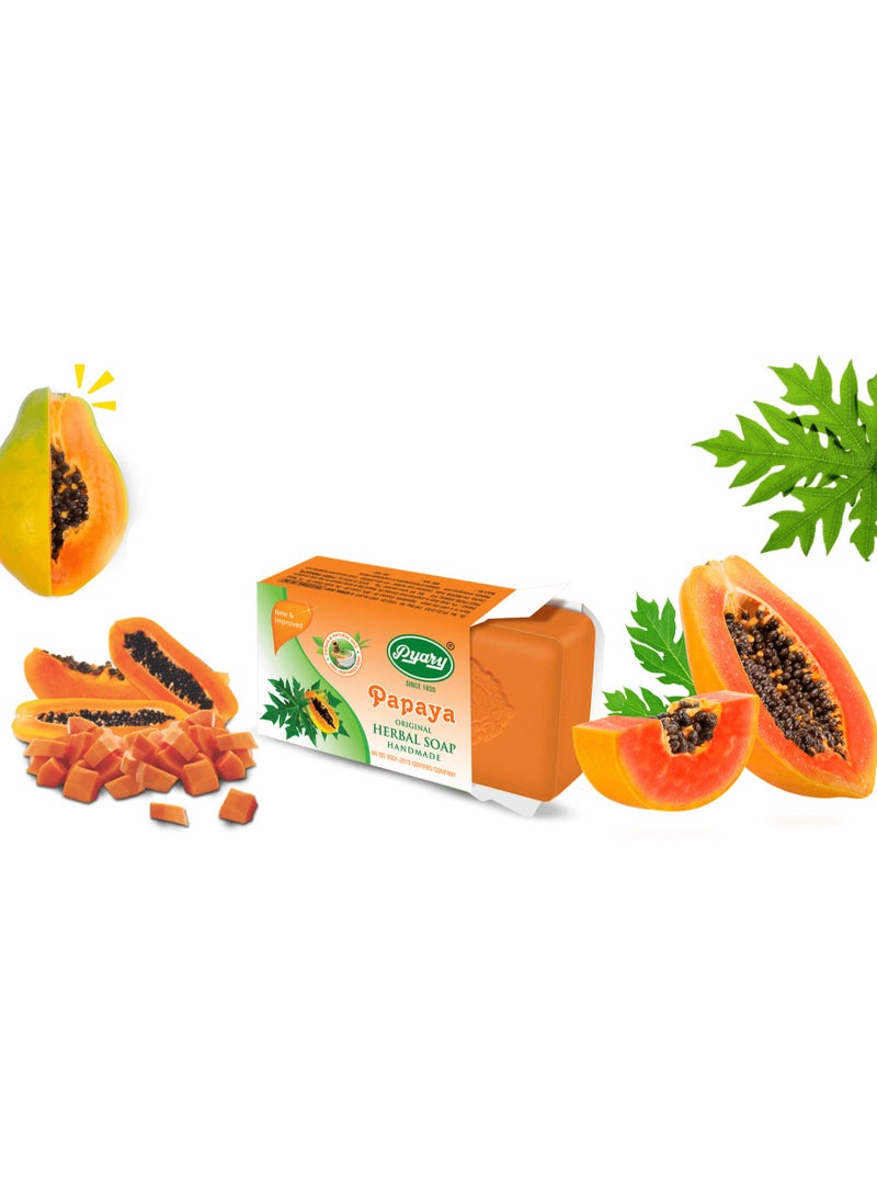 Pyary Papaya Soap 75g - Image 2