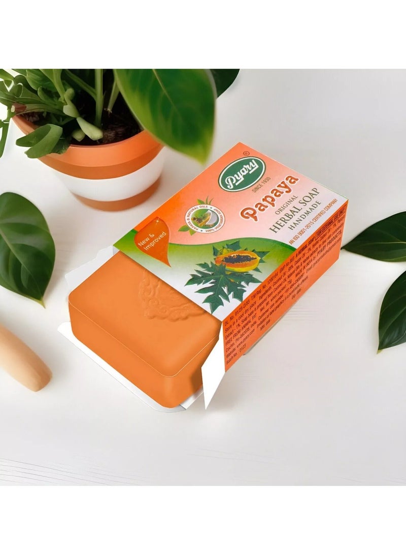 Pyary Papaya Soap 75g - Image 3
