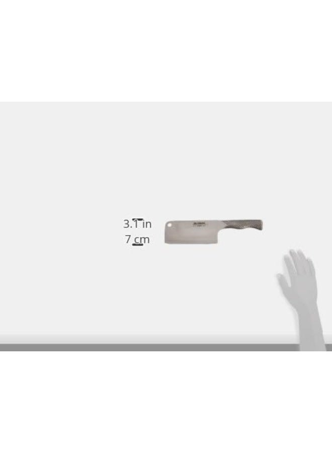 GLOBAL ساطور لحم عالمي - 16 سم. فولاذ مقاوم للصدأ. لذبح اللحم النيء، قطع العظام. شفرة حادة بعرض 7.62 سم. تصميم مريح. مقبض مجوف آمن. - Image 3