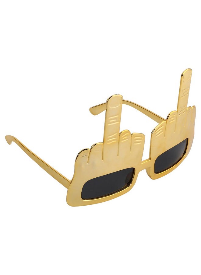 Toddmomy - 1Pc Party Eyeglasses Funny Middle Finger Glasses With Finger Novelty Funny Eyeglasses For Novelty Party Favors - Image 1